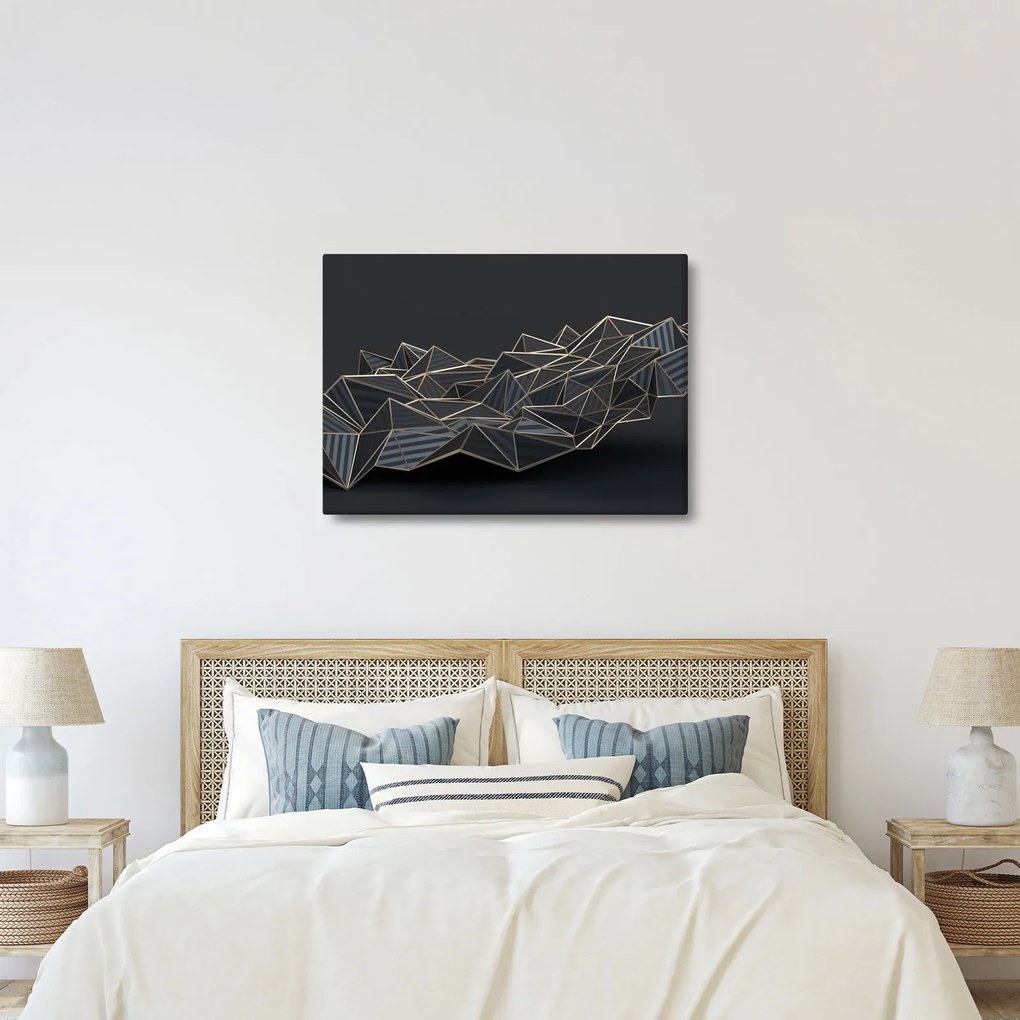 Obraz abstrakcie (70x50 cm)