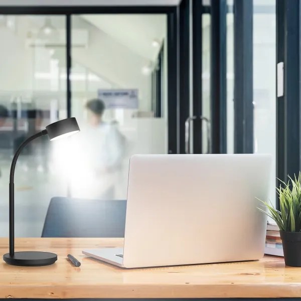 Solight WO3000-B- LED Stmievateľná stolná lampa LED/4,5W/5V 3000/4000/6500K čierna