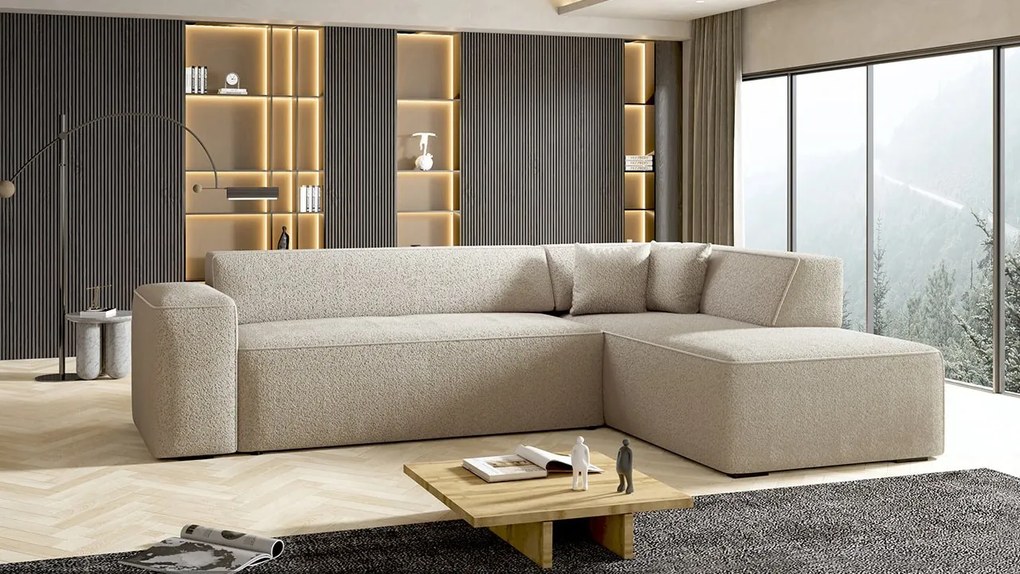 Rohová sedačka Ardisia Premium, Dostupné poťahy: Miu 2034 + Miu 2034 + Miu 2041, Strana: pravá