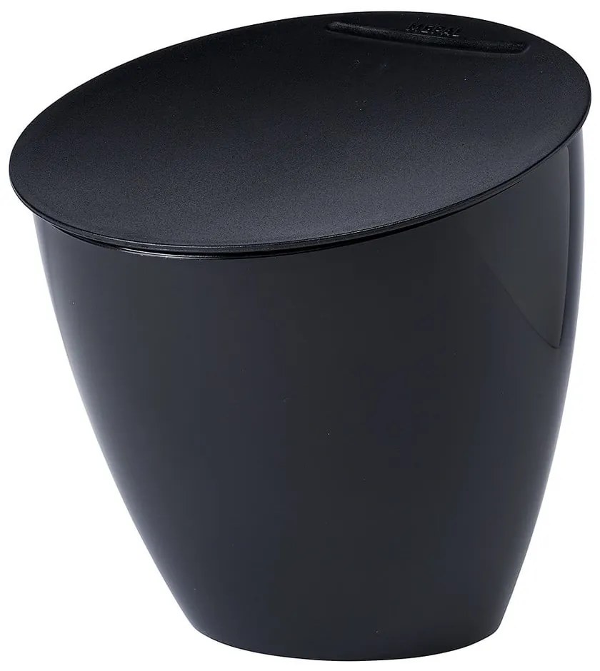 Čierna nádoba na kompostovateľný odpad 2,2 l Nordic black – Mepal