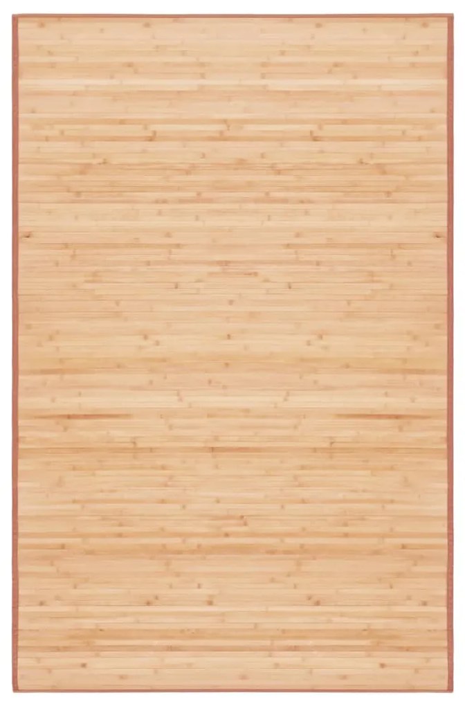 vidaXL Koberec, bambus 100x160 cm, hnedý