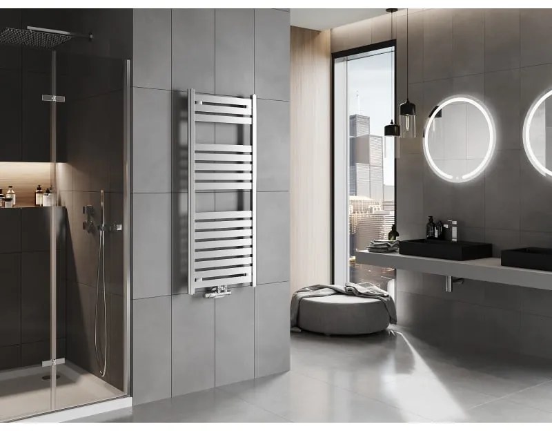 Mexen Uran vykurovacie teleso 1200 x 500 mm, 416 W, chrómová, W105-1200-500-00-01