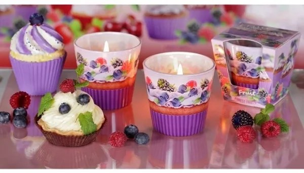 Sviečka Fruit Muffins Lesné ovocie 115 g