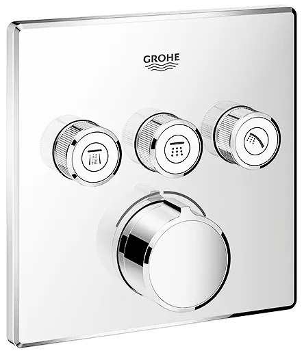 GROHE 29149000 - Krytka podomietkovej batérie SMARTCONTROL 158 × 158 mm chróm