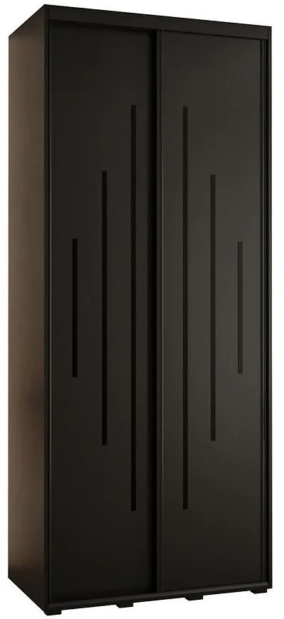 Skriňa 45 Canaris 12 110 čierna/čierna