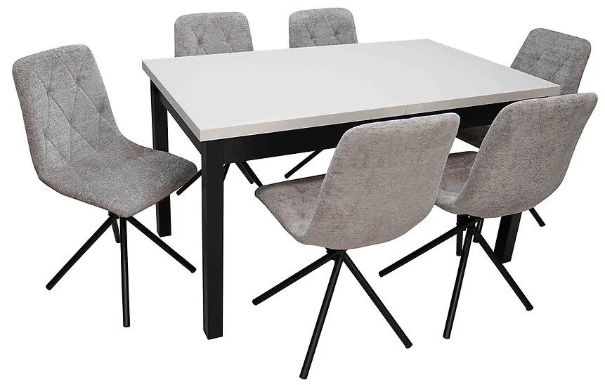 Jedálenská zostava1+6 Juma kašmír/čierna