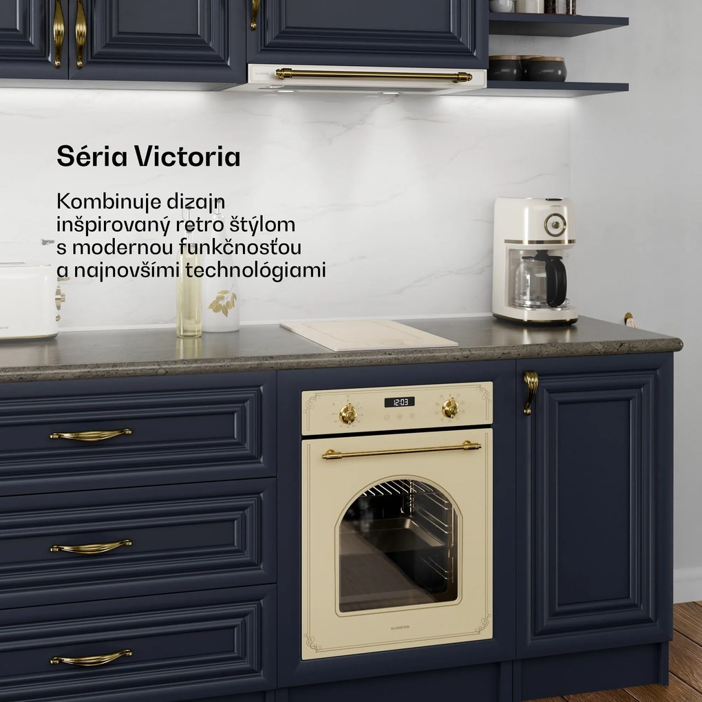 Klarstein Victoria Domino, vstavaná indukčná varná doska, 3500 W, Flexzone, časovač