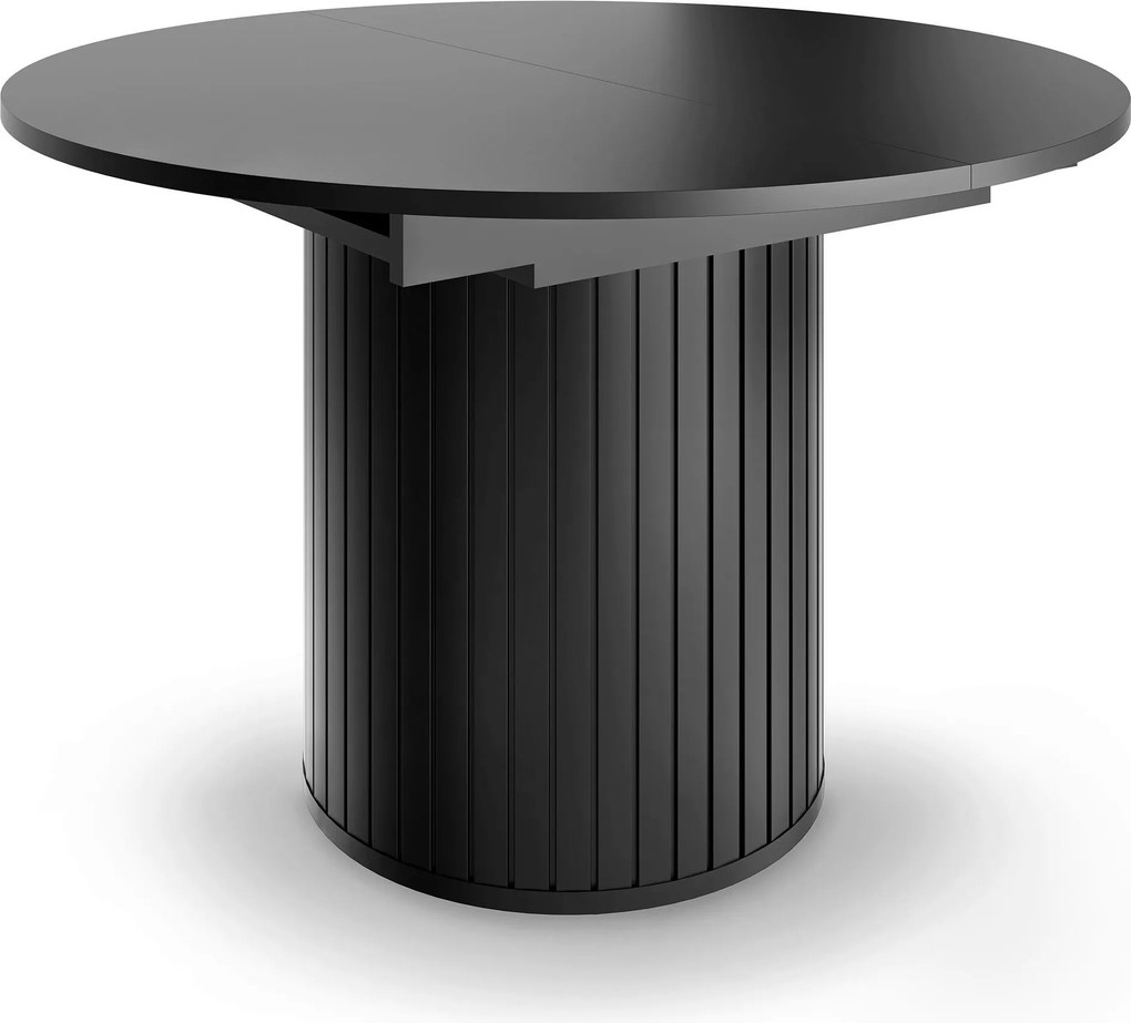 XXXLutz JEDÁLENSKÝ STÔL, čierna, 120-160/120/76,8 cm Milino - Stoly - 002238000718