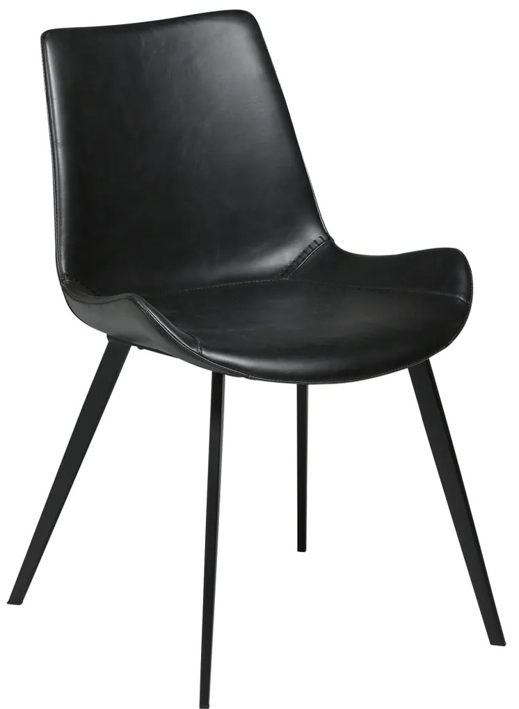 HYPE ČALÚNENÁ STOLIČKA vintage black/black