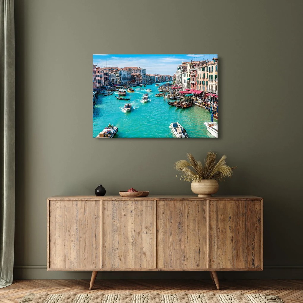Obraz - Canal Grande, Benátky, Taliansko (90x60 cm)