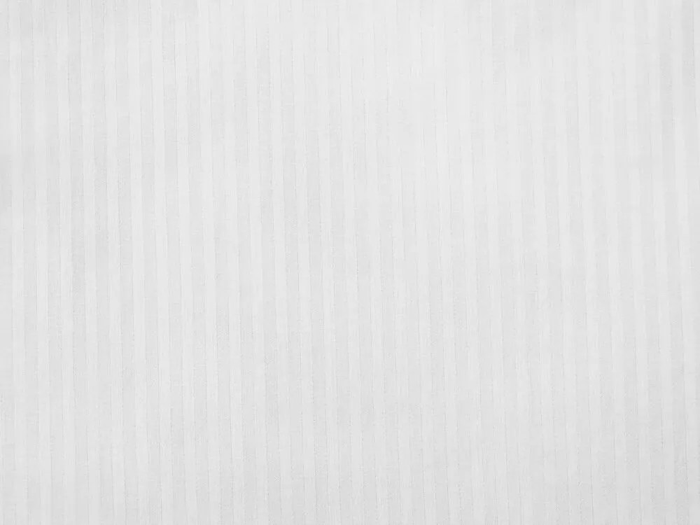 Posteľné obliečky z bavlneného saténu 135 x 200 cm biele AVONDALE Beliani