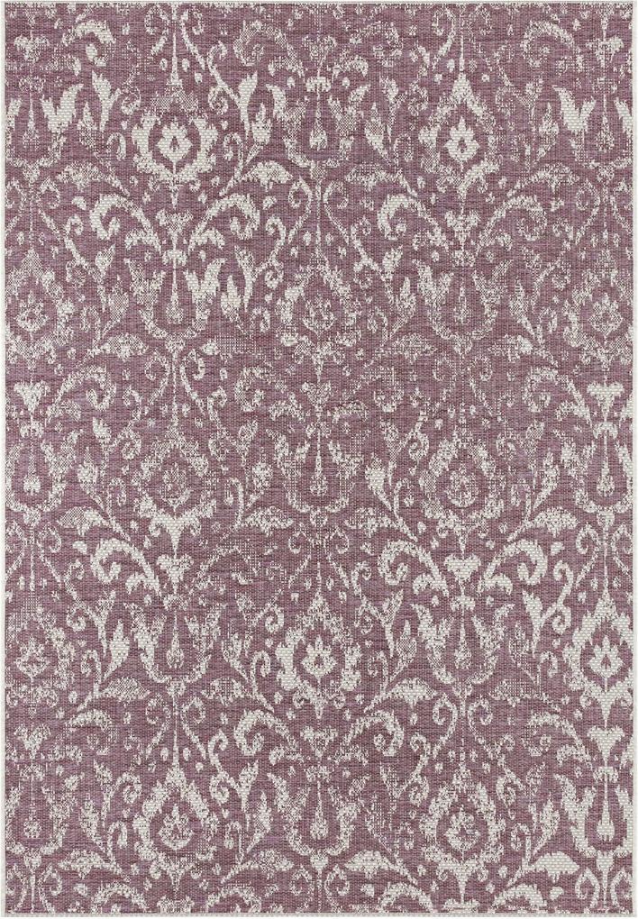 Bougari - Hanse Home koberce Kusový koberec Jaffa 103889 Purple/Taupe - 70x200 cm