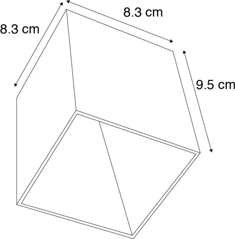 Inteligentný reflektor biely vrátane WiFi GU10 - Qubo 1