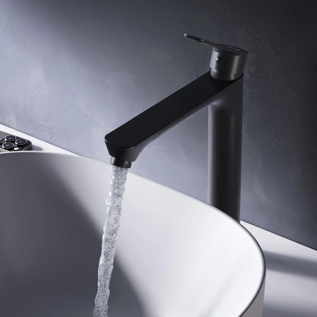 Umývadlová batéria AM.PM Hit FTA92022 vysoká, čierna