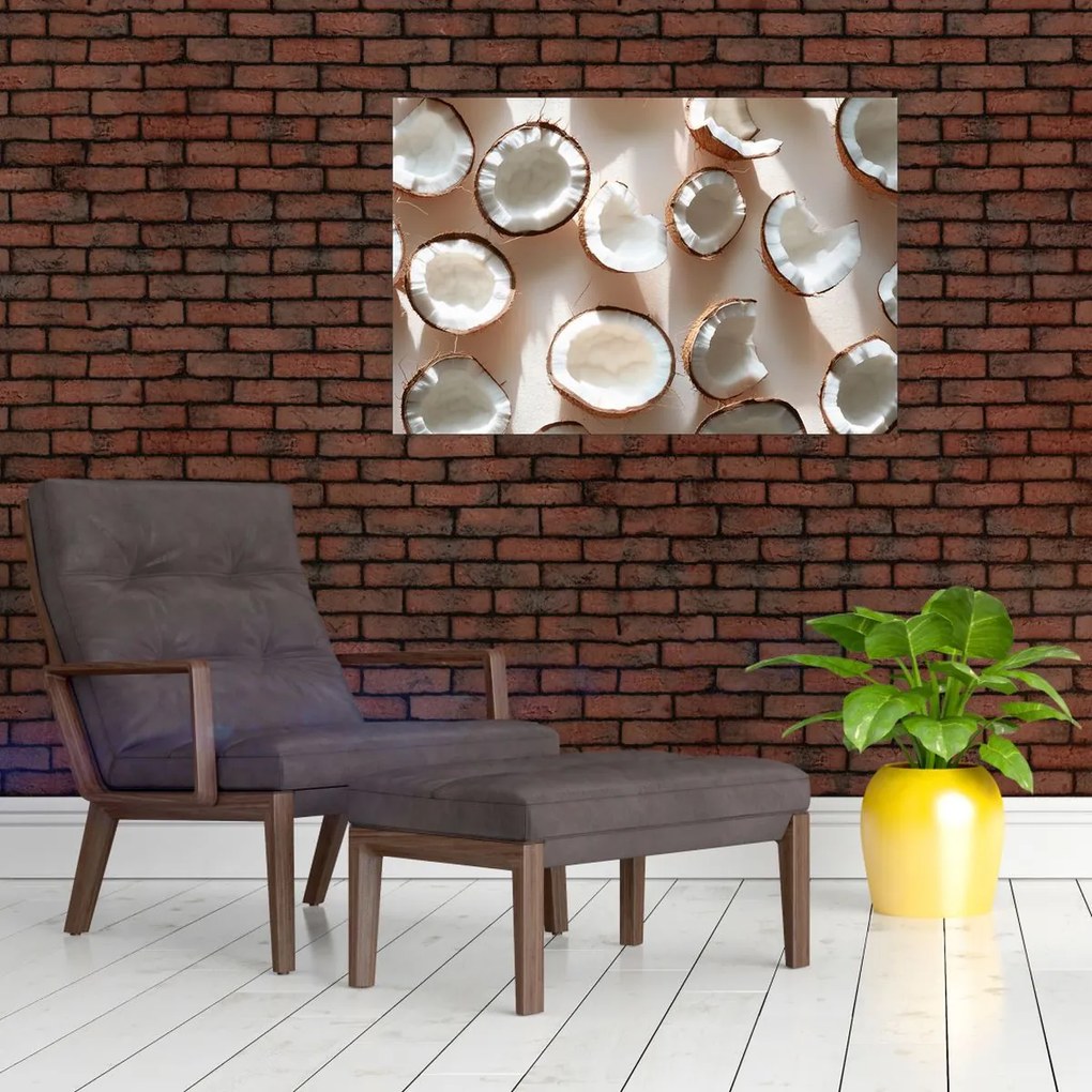 Obraz - Kokosové orechy (90x60 cm)