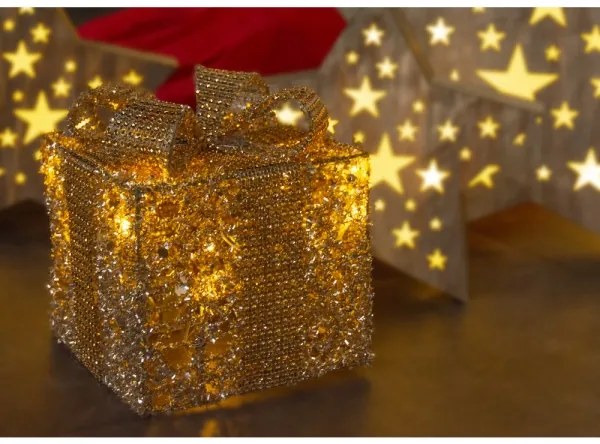 Retlux - LED Vianočná dekorácia LED/2xAA darček