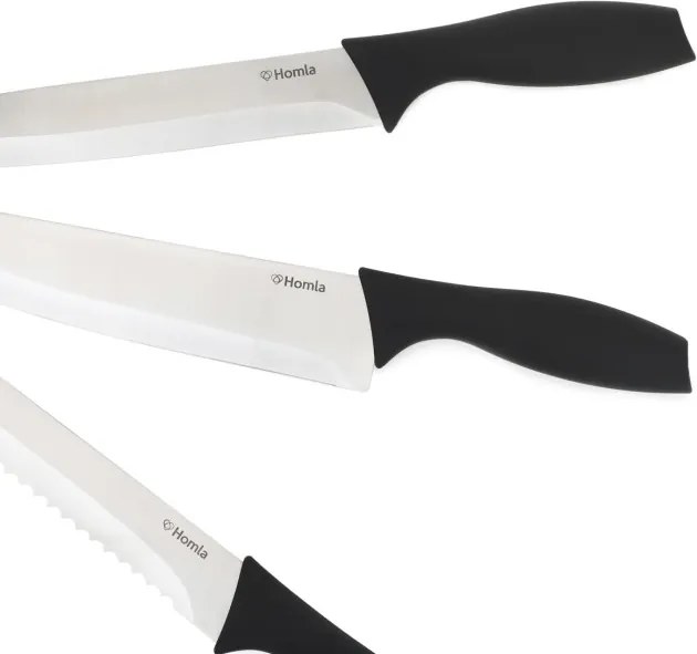 Sada piatich nožov SKAT čierna AW22 834887