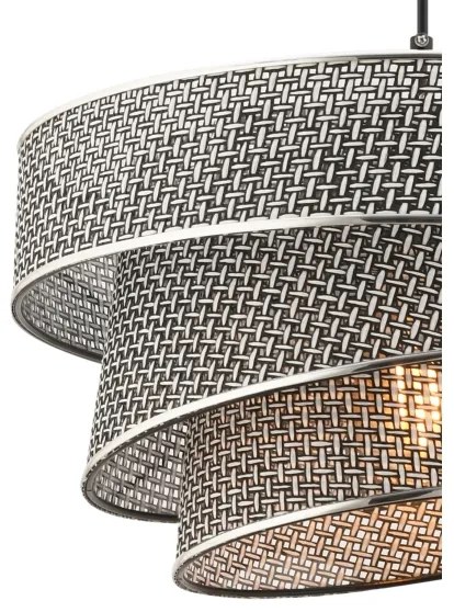 Závesný luster na lanku COUPER 1xE27/60W/230V sivá/lesklý chróm