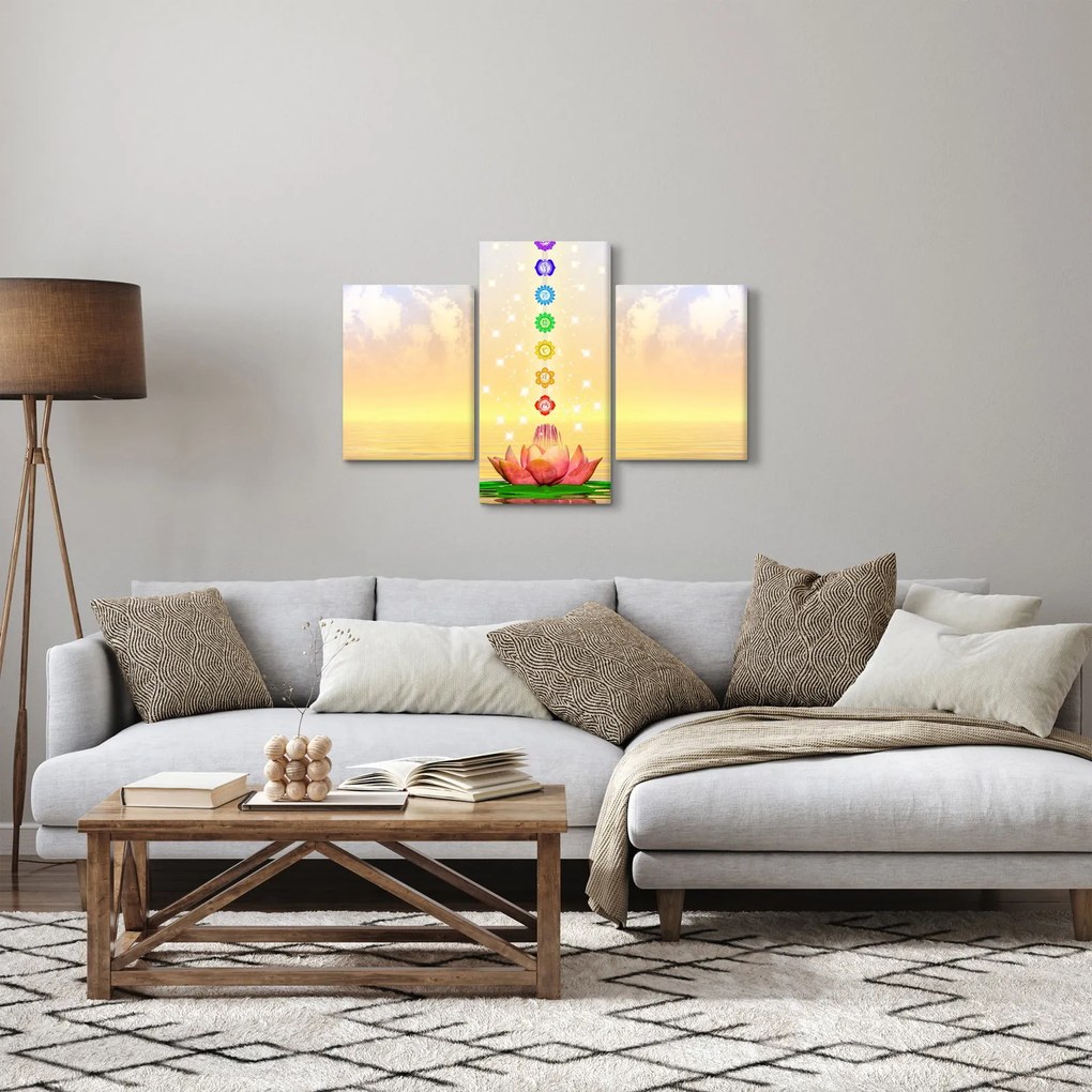 Obraz - Čakry (90x60 cm)