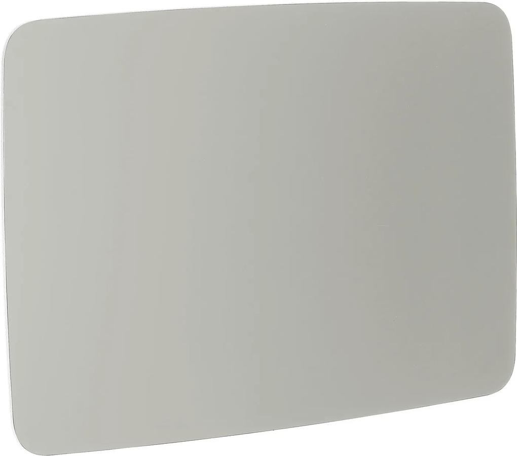 Sklenená magnetická tabuľa Stella so zaoblenými rohmi, 1500x1000 mm, svetlošedá