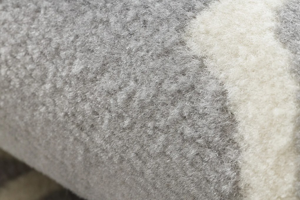 Koberec BCF Morad TRELLIS Vzor marocká mreža, svetlosivý