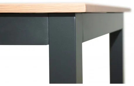 Doppler EXPERT WOOD antracit - záhradná gastro barová súprava 4+1