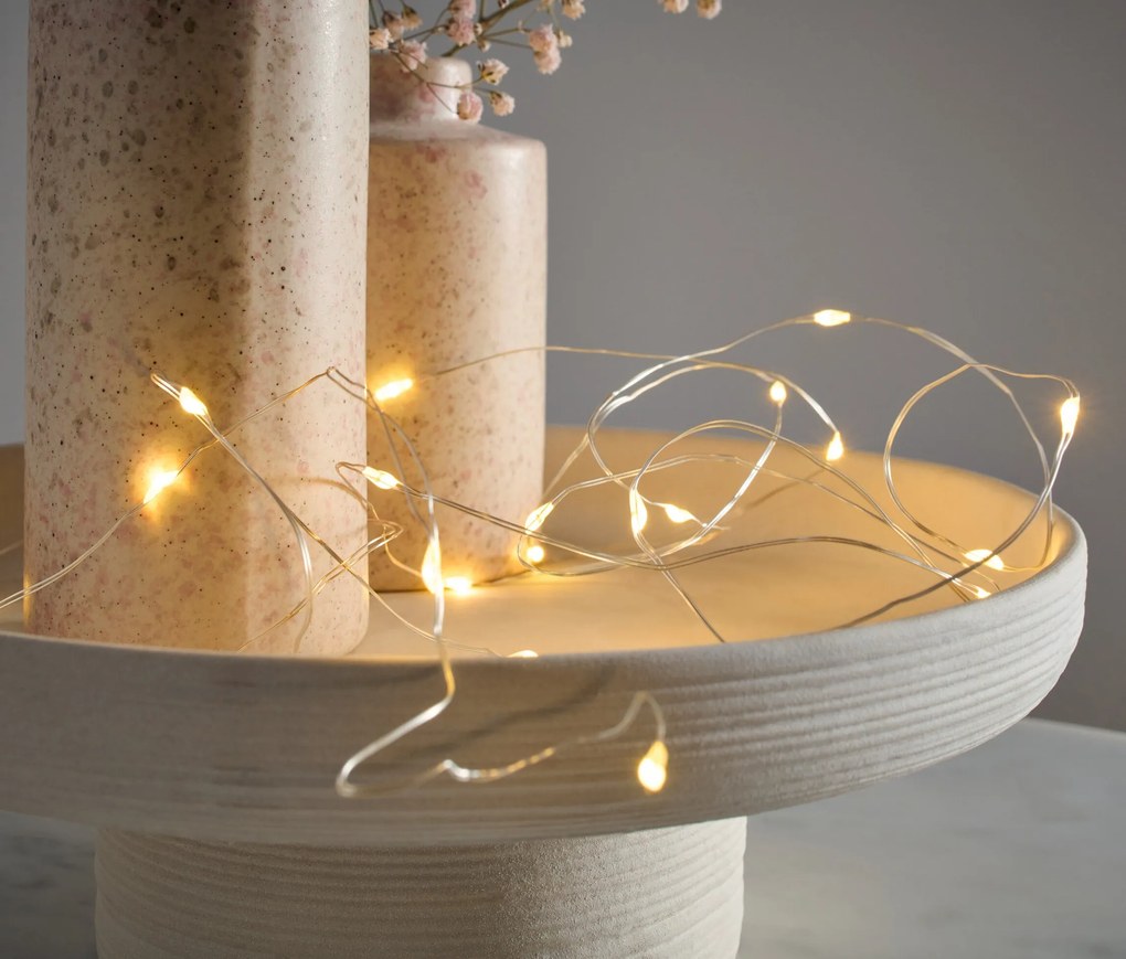 Svetelná reťaz s mikro LED, kvapky