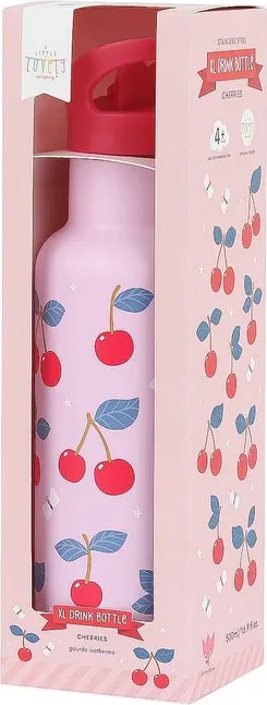 Nerezová fľaša na pitie čerešne