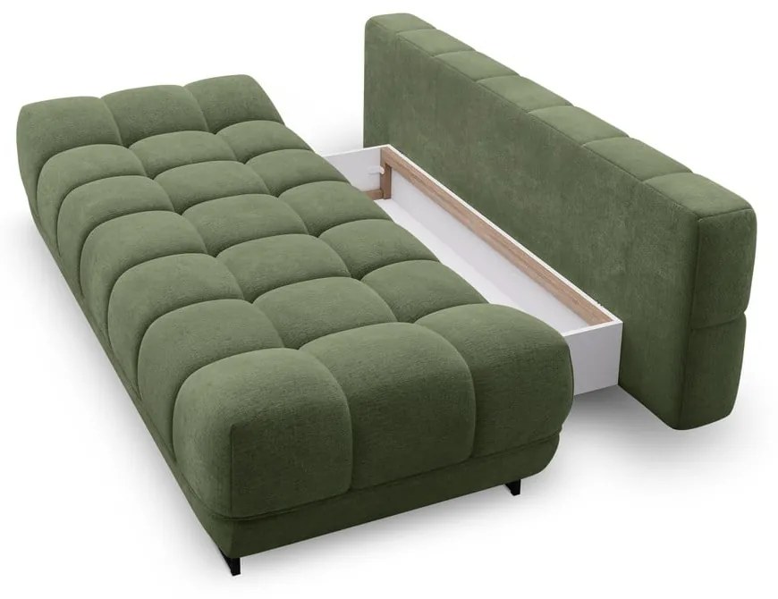 Zelená trojmiestna rozkladacia pohovka Windsor & Co Sofas Cumulus