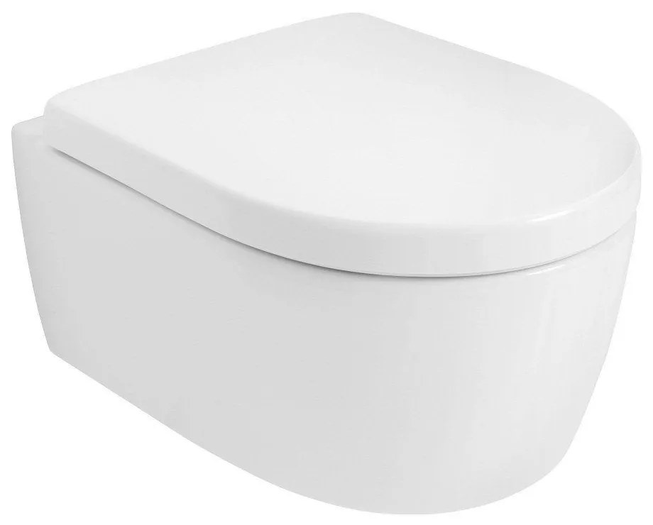 GEBERIT iCon WC sedátko s automatickým pozvoľným sklápaním - Softclose, z Duroplastu, biela, 574130000