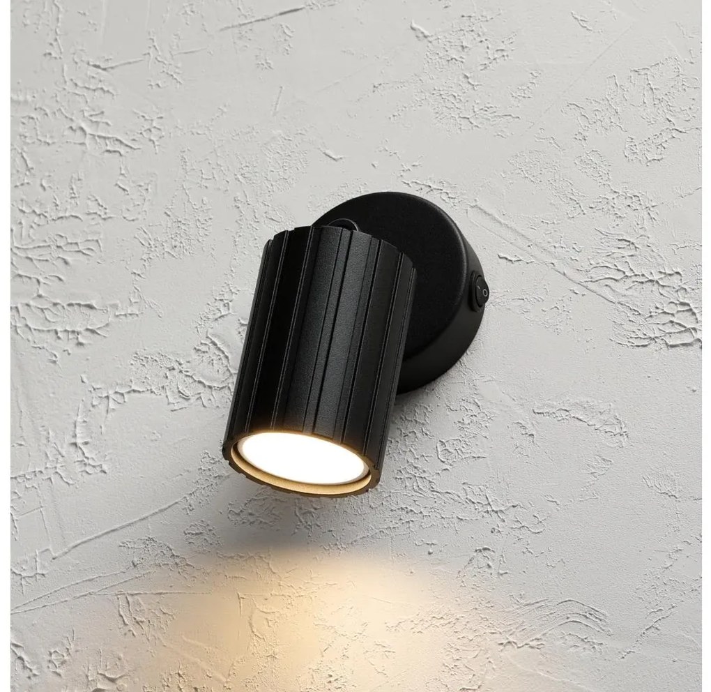 Brilagi - Nástenné bodové svietidlo CRISPINA 1xGU10/10W/230V čierna