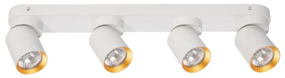 Bodové svietidlo ANDY 4xGU10/8W/230V biela/zlatá