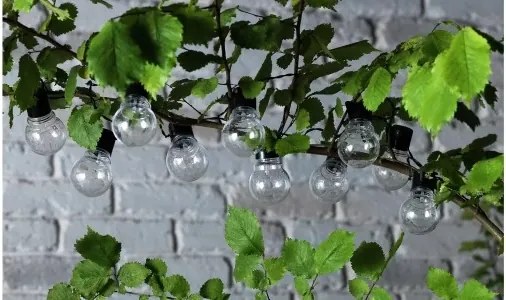Solárna LED svetelná reťaz Rona 3,8 m teplá biela