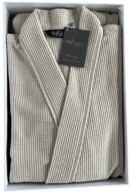 Soft Cotton Vaflový unisex župan PIQUE