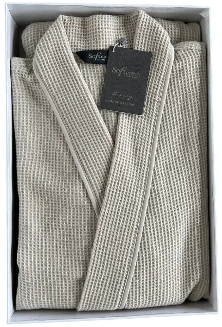 Soft Cotton Vaflový unisex župan PIQUE