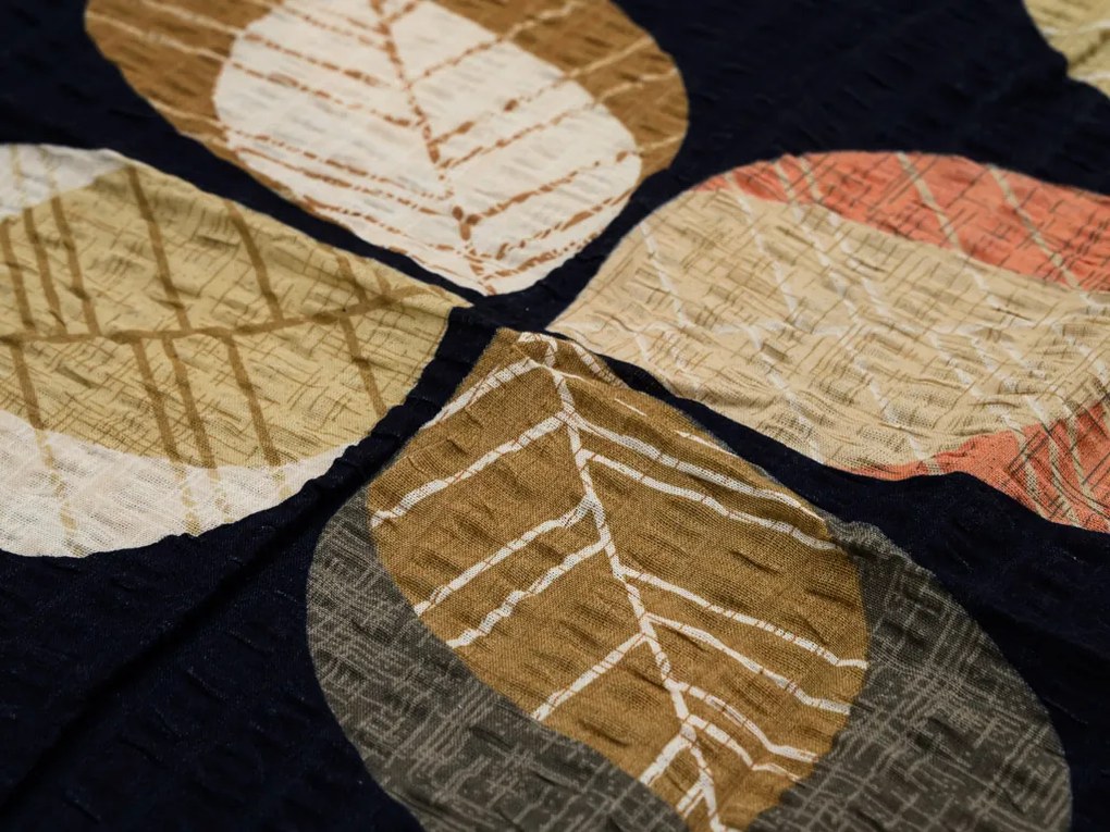 Krepové obliečky z Renforcé bavlny AUTUMN LEAF farebné Rozmer obliečky: 70 x 90 cm | 140 x 200 cm