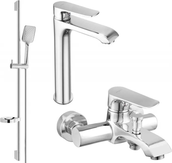 Mexen Pecos DS62 vaňová súprava, chrómová - 72713DS62-00