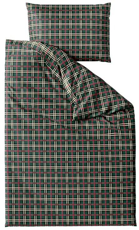 Sada mikroplyšových obliečok GLENMOORE zelené + obliečka mikroplyš SOFT 180x200 cm biele, dvojlôžko