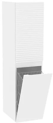 Kúpeľňová skrinka vysoká Naturel Savona 36x145x31,8 cm biela lesklá lesk SAVONAV36BIK