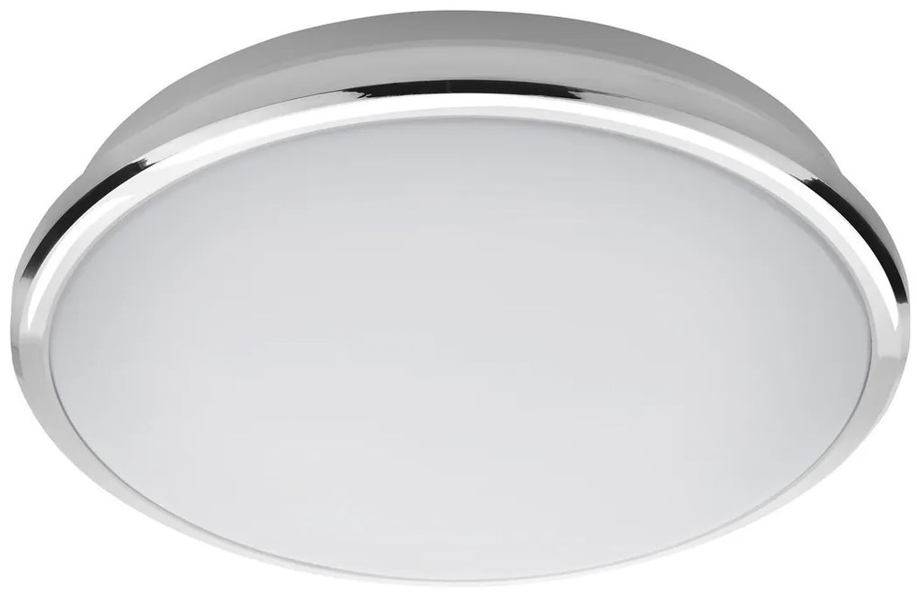Sapho Sapho, SILVER stropné LED svietidlo, priemer 29cm, 10W, 230V, 3000K/4000K/6500K, IP44, chróm, AU480