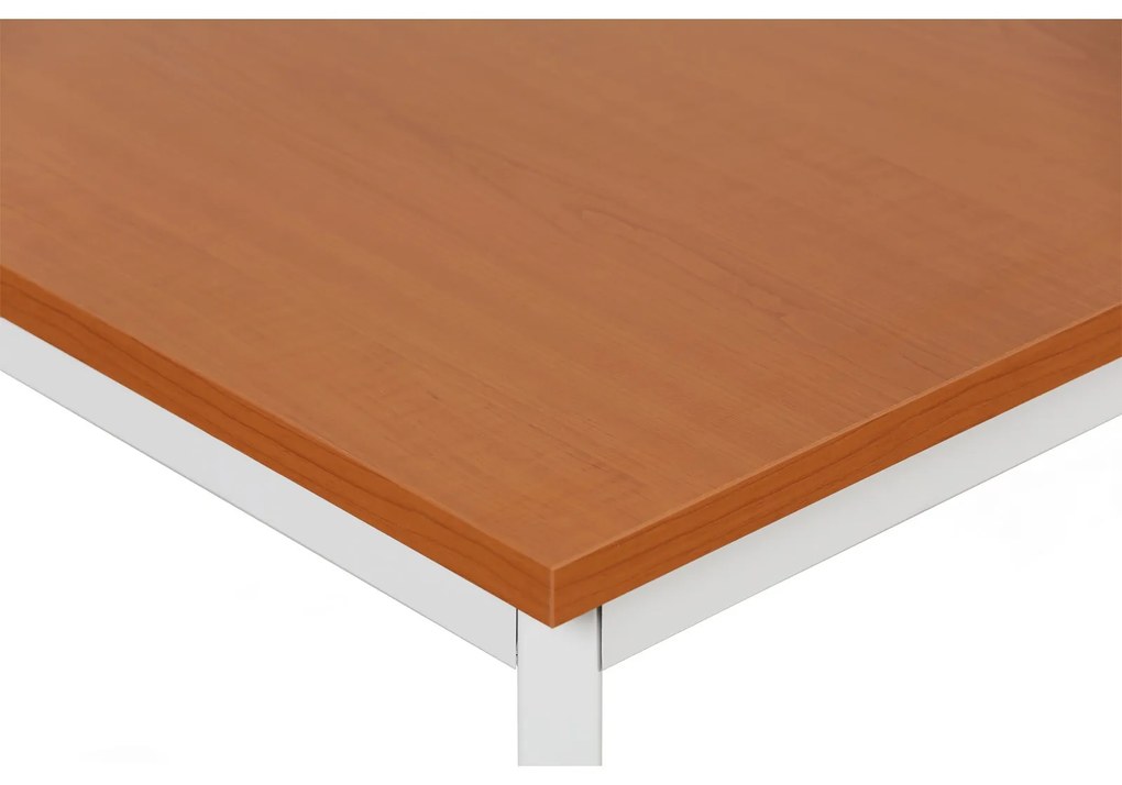 Jedálenský stôl TRIVIA, sivá podnož, 1600 x 800 mm, čerešňa