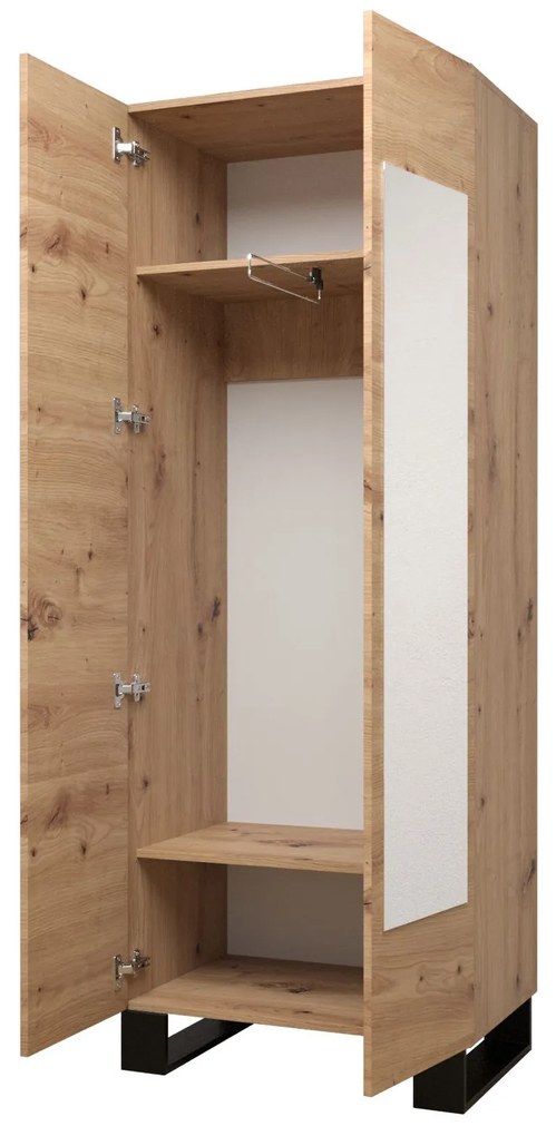 Predsieňová zostava Amanda 16 (dub artisan + zelená). Akcia -30%. Vlastná spoľahlivá doprava až k Vám domov. 1085994