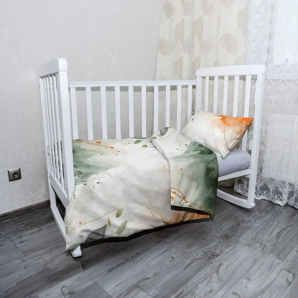 Sablio Mikroplyšové detské obliečky do postieľky Lesná hmla - 100x135 / 40x60