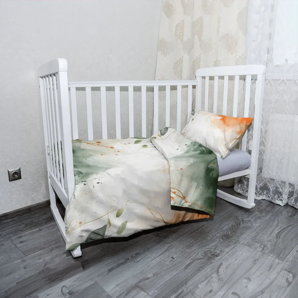 Sablio Mikroplyšové detské obliečky do postieľky Lesná hmla - 100x135 / 40x60