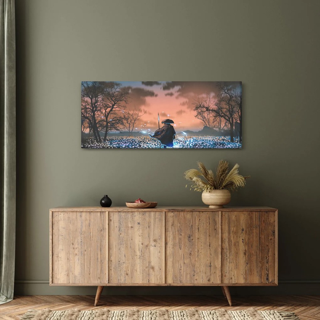 Obraz - Ilustrácia bojovníka (120x50 cm)