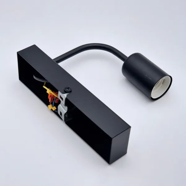 Nástenné svietidlo ASTRID 1xE27/60W/230V matná čierna