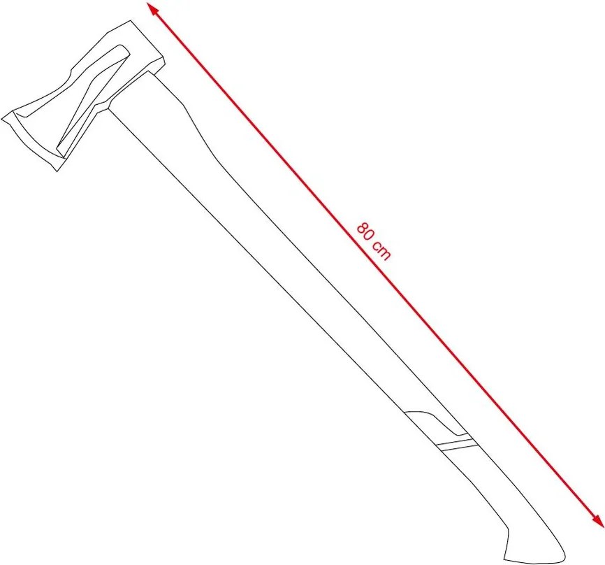 Sekera na drevo AVENBERG ALASKA 2000 g - 800 mm