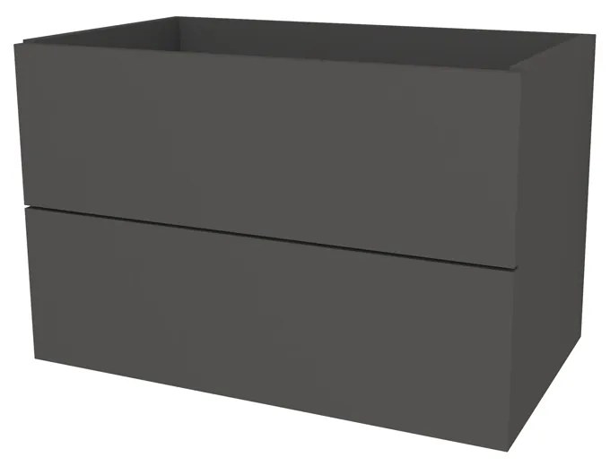 Mereo, Mereo Aira, kúpeľňová skrinka 81 cm, Multidecor, Šedá diamant, MER-CN791SSEDD