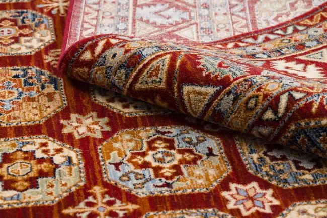 Koberec KESHAN Ornament, strapce 7874/53588 bordový