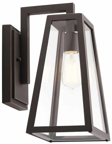 Kichler KL-DELISON-M-RZ - Vonkajšie nástenné svietidlo DELISON 1xE27/60W/230V IP44